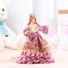 1:12 Dollhouse Miniature Porcelain Victorian Doll Model Green Dress Miss Lady Lady Modern Housewives Youth Doll Toy