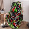Christmas Atmosphere Cartoon Character Blanket Super Soft Comfortable Flannel Blanket Sofa Bed Comfortable Warm Lazy Blanket