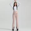2024 Gsou Snow Winter Ski Pant Women Snowboard Strap Trouser High Waist Elastic Windproof Waterproof Thicken Thermal for Outdoor