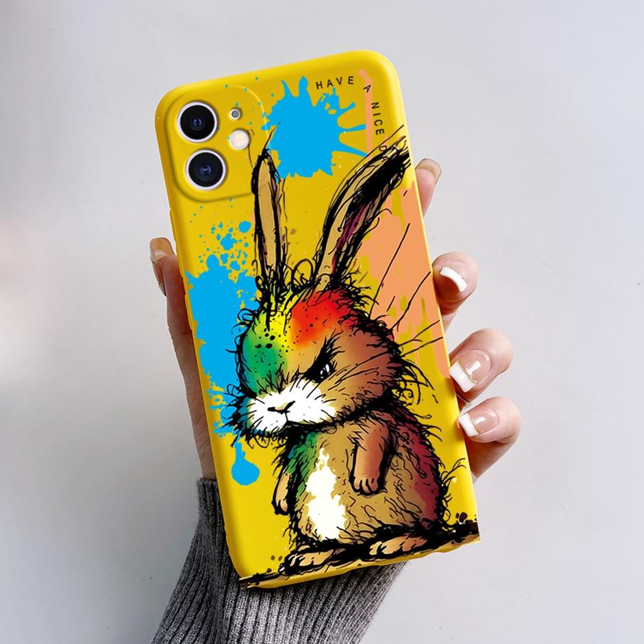 Cartoon Case For iPhone 12 Mini Mobilie Phone Soft Silicone Protective Covers For iPhone 12Mini Shockproof Fashion item Housings
