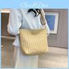 Fashionable Woven Large Capacity 2024 Spring New Korean Style Shoulder Bag