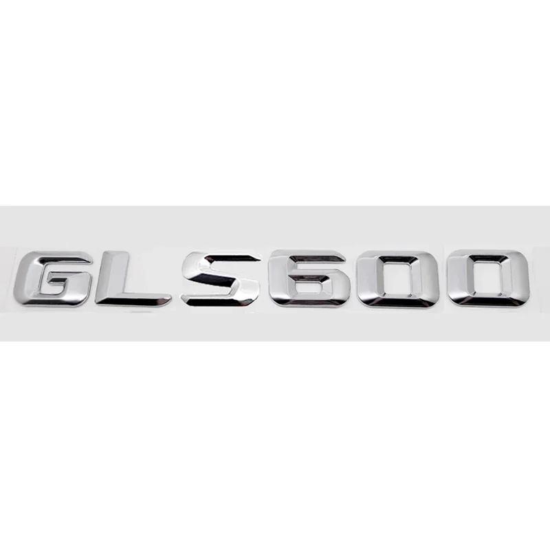 3D Car Stickers Rear Tail Decal Emblem for Mercedes Benz GLS400 GLS450 GLS500 GLS550 GLS580 GLS600 Accessories