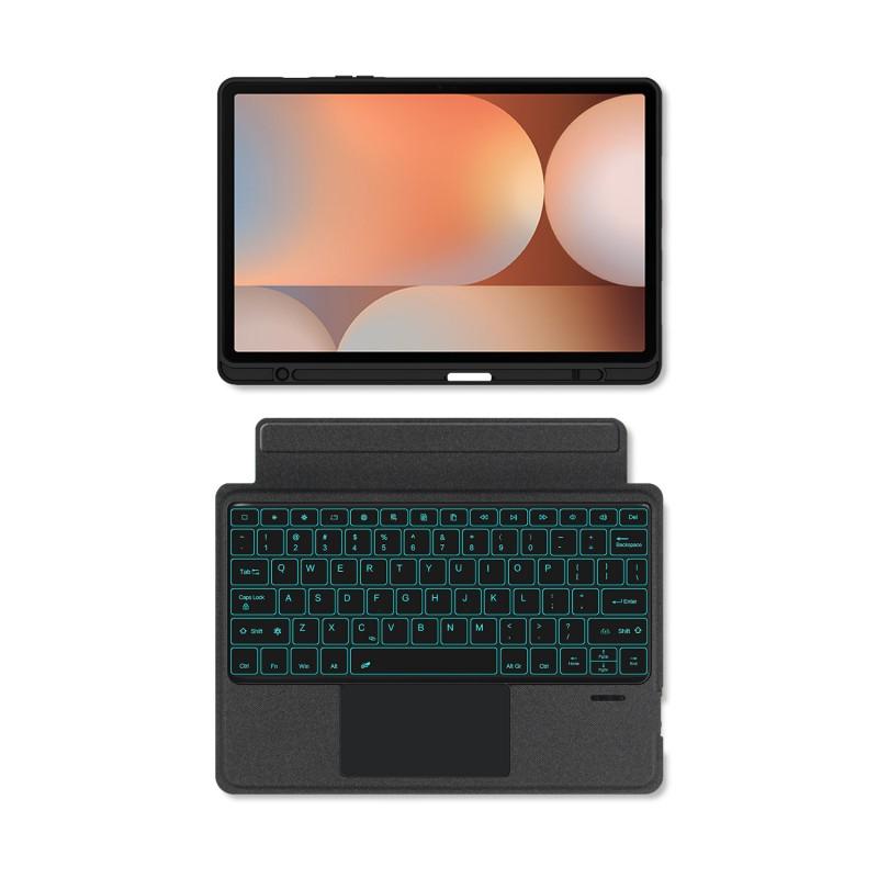 Bluetooth Keyboard Case Galaxy Tab S10/S9/S8 12.4 Inch With Backlit Keys Stand Magnetic Full Protection