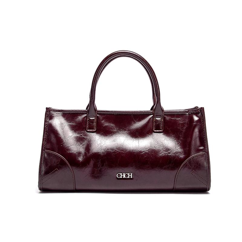 CHCH Women s Shoulder Bag New Black Marble Pattern Stick Bag Detachable Shoulder Strap бордовый
