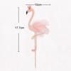 1pcs Cake Insert High Flash Feather Flamingo Insert Birthday Cake Insert Party Decoration Plugin