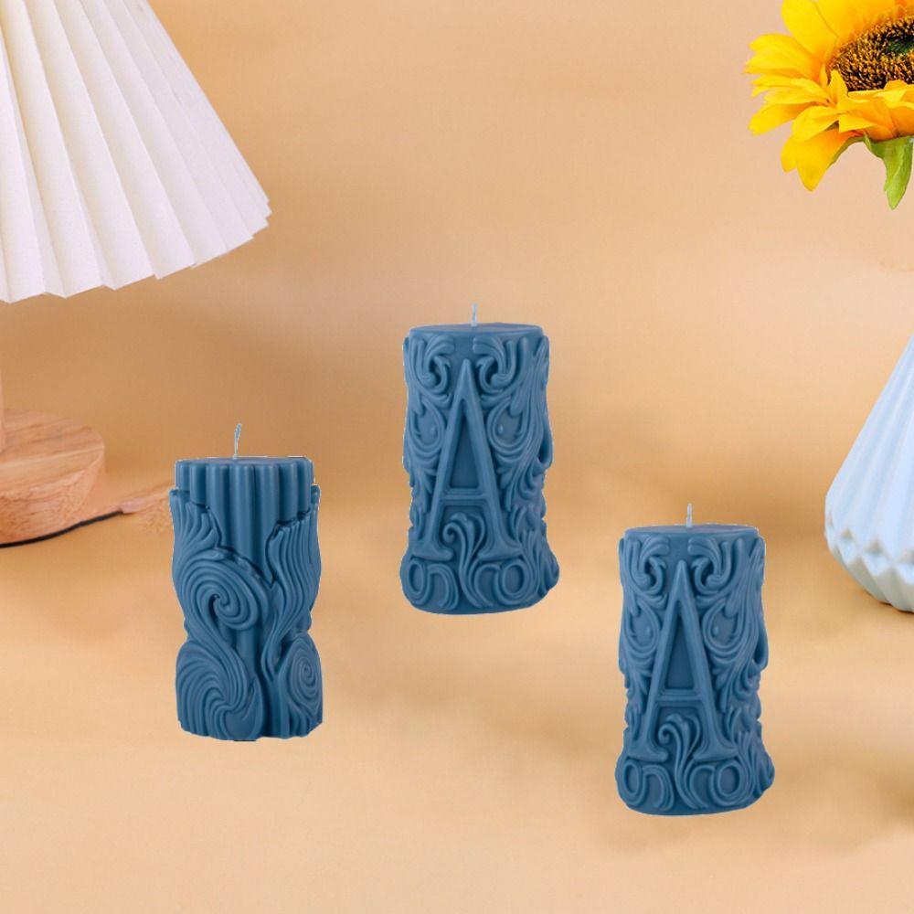 DIY Pryskyřičná forma Silikonová forma na mýdlo Forma na vonnou svíčku Válcová forma na svíčku Výroba svíček