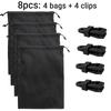 4/8/16/24 ks Větruodolná venkovní dveřní závěs, Závažná spona na pytel, Vstupní oblouk, Veranda, Terasa, Patio, Pergola, Veranda, Dvůr - Nezbytnost