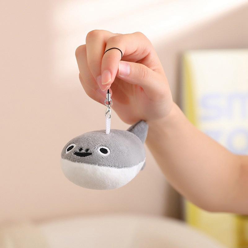 Squeaky Sakaban Turtle Doll Keychain Cute Cartoon Mini Pendant Soft-Shelled Girl Woman Bag Doll Plush Toy Key Ring Jewelry Gift