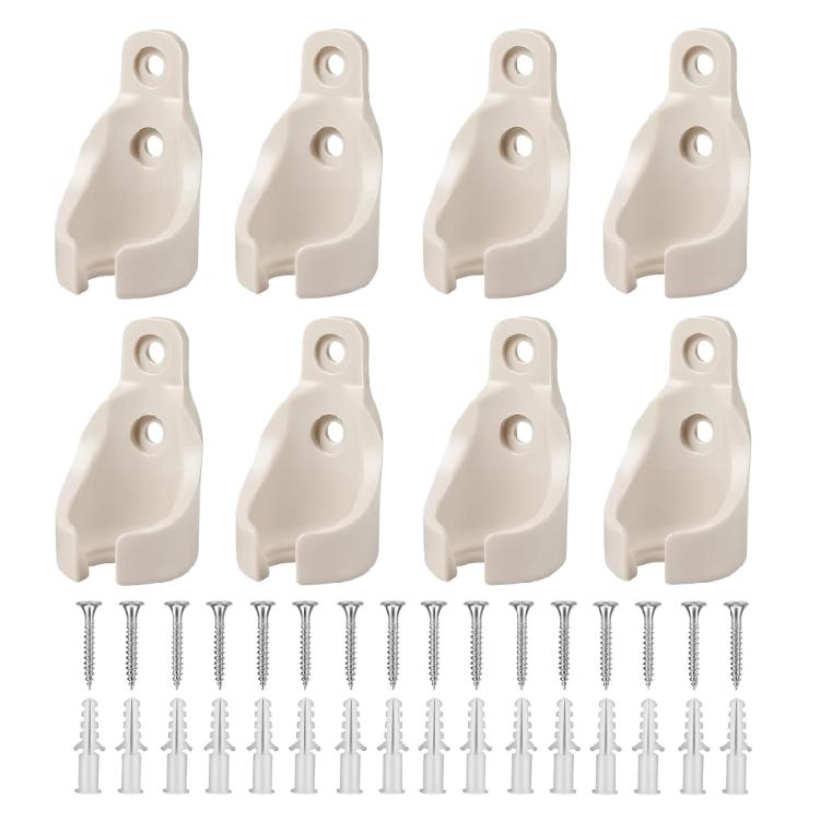 

Пластиковый приемник для шнура-банджи, набор из 8 шт., прочное соединение для жалюзи, простая установка белый