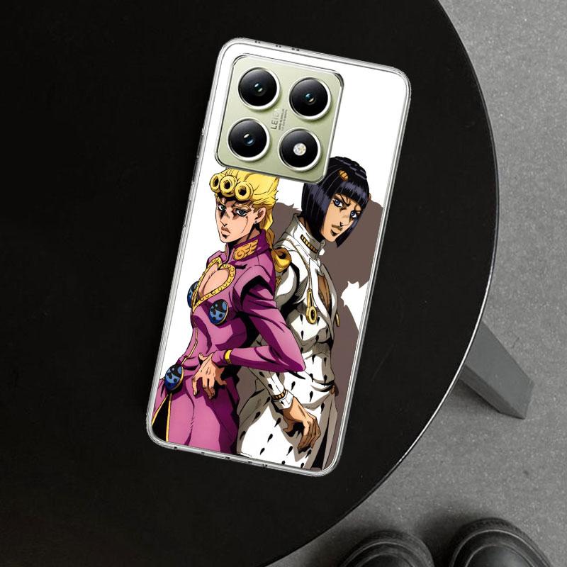 JoJo Adventure Giorno Giovanna Phone Case Cover for Xiaomi Redmi Note 15 14 13 12 11 Pro Plus 14S 12S 11S 11T 11E 10S 10 Customi