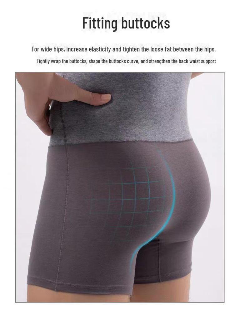 Męskie bokserki zimowe z aksamitu o wysokim stanie w dużych rozmiarach dla mężczyzn w średnim i starszym wieku