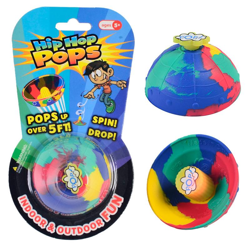 Camouflage Hüpfschale Halbe Seite Hüpfball Wolkenverschluss Camouflage Hüpfschale Kreatives Kinder-Entlastungsspielzeug blue
