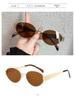 Women's 2025 High-End Retro Cat-Eye Arc De Triomphe Oval Polarized Sunglasses