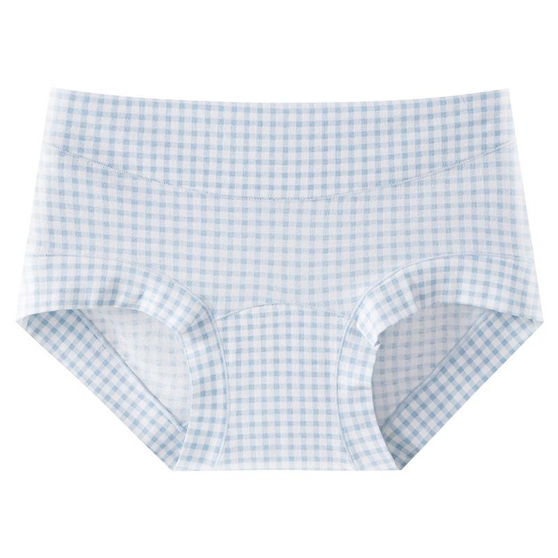 Women's Spring and Autumn Pure Cotton Non Scar Waist Wrapped Hip Extended Crotch Antibacterial Flat Angle Underwear