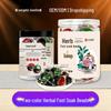 Dual-Color Herbal Foot Soak Beads - No-Boil Mugwort Concentrated Foot Bath Liquid for Home Use