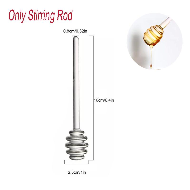 

Стеклянный сотовый бак кухонный инструмент контейнер для хранения меда с ковшом и крышкой бутылка меда для свадьбы вечеринки офиса кухни дома