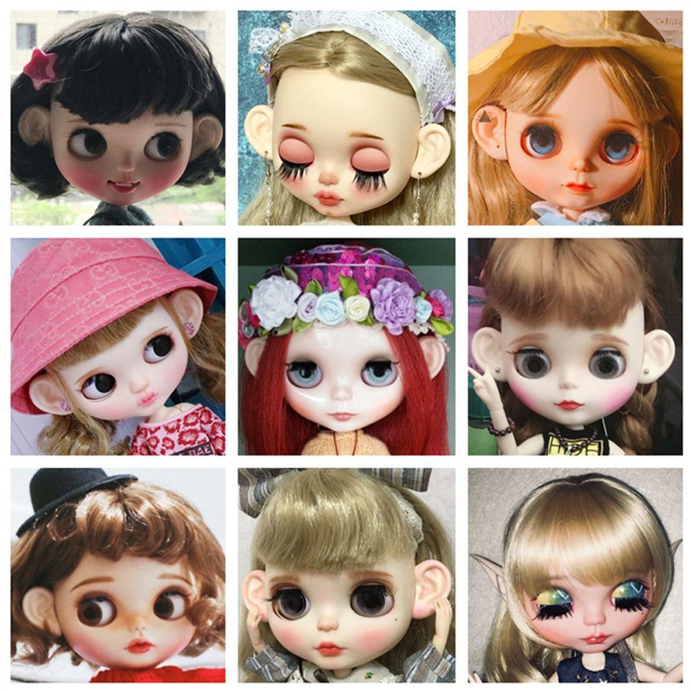 DIY Doll Artificial Ears Natural Elf Ears Tan Dark Doll Ears Blyth Doll Ears ICY Toy Ears Toy Ears