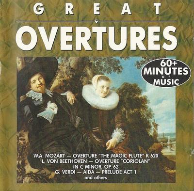 CD VARIOUS   Great Overtures 2689162 MCR Classic 1989 Netherland Classical Used