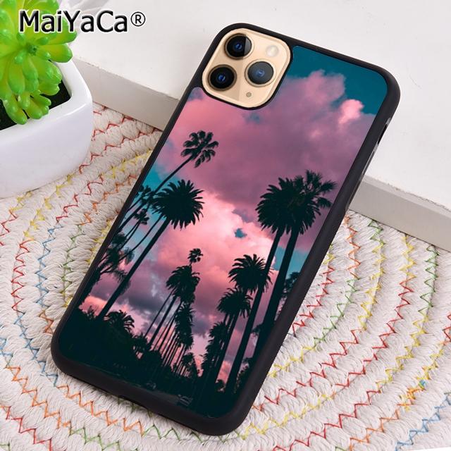 sunset palm trees Phone Case For iPhone 17 Air 16 pro max 15 14 plus 12 13 Shell Cover coque
