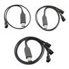 USB To 4Pin Boost Cable Converts 5V To 12V For PC Fan With PVC Material And Stable Power Output