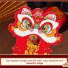 Creative Entrance Door Bells Dopamine Chinese New Year Ornament  for Refrigerator
