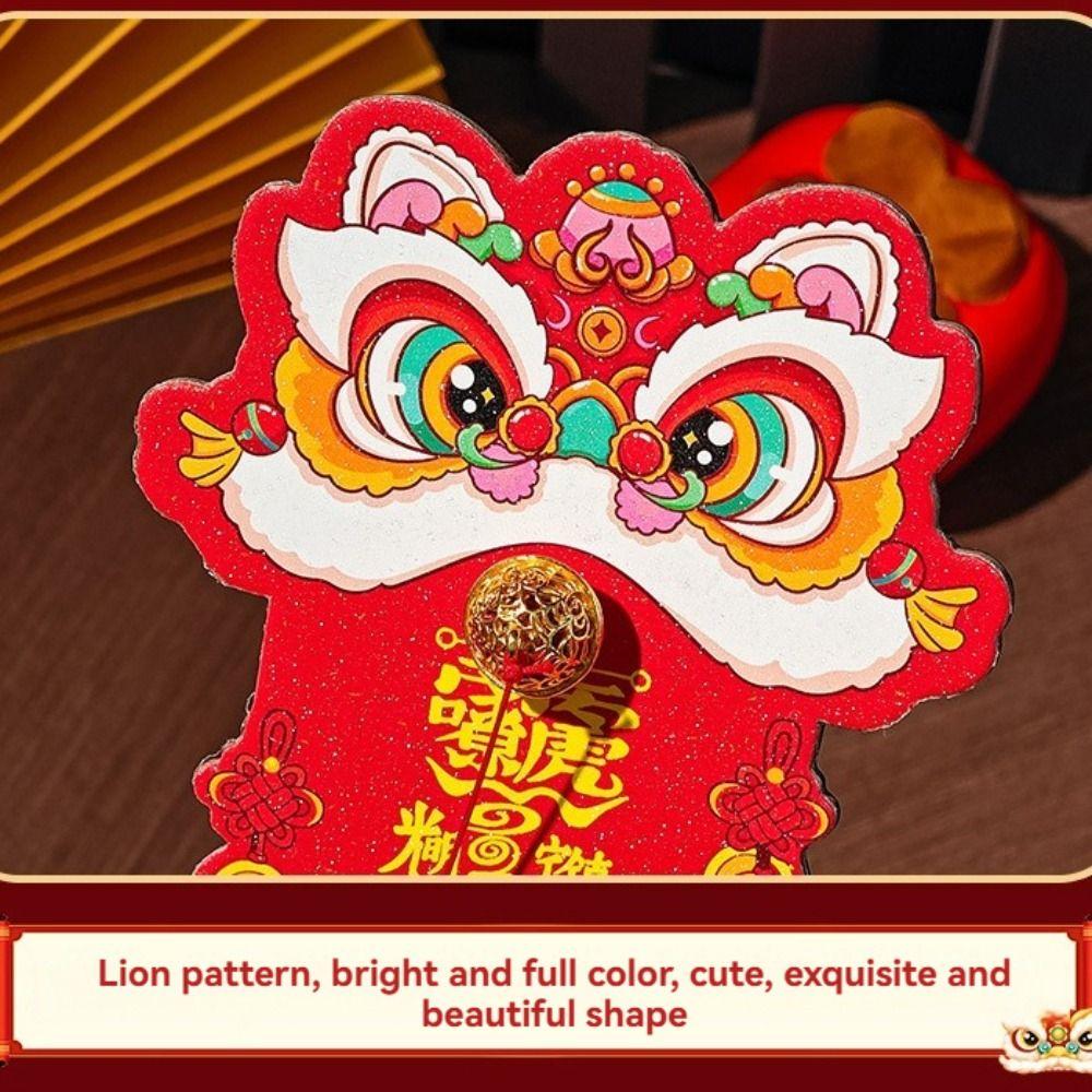 Creative Entrance Door Bells Dopamine Chinese New Year Ornament  for Refrigerator