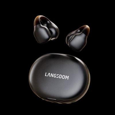 Lanston ClipBuds R2 Max Open-Ear Ohrklemme Bluetooth Sport-Kopfhörer