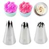 1/3pcs Stainless Steel Piping Nozzles Cake Decorating Tools Flower Pastry Socket, Bakery Tools and Accessories DGGJ05