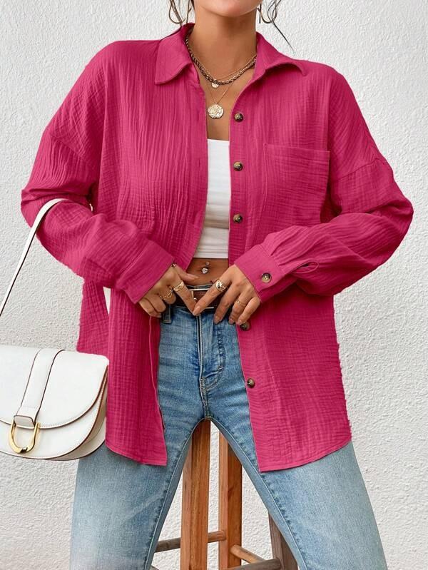 Women's Blouses Fall Off The Shoulder Long Sleeve Shirt