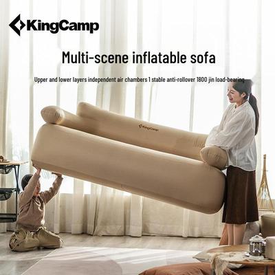 Sillón Sofá Cama Inflable Doble para Camping KingCamp