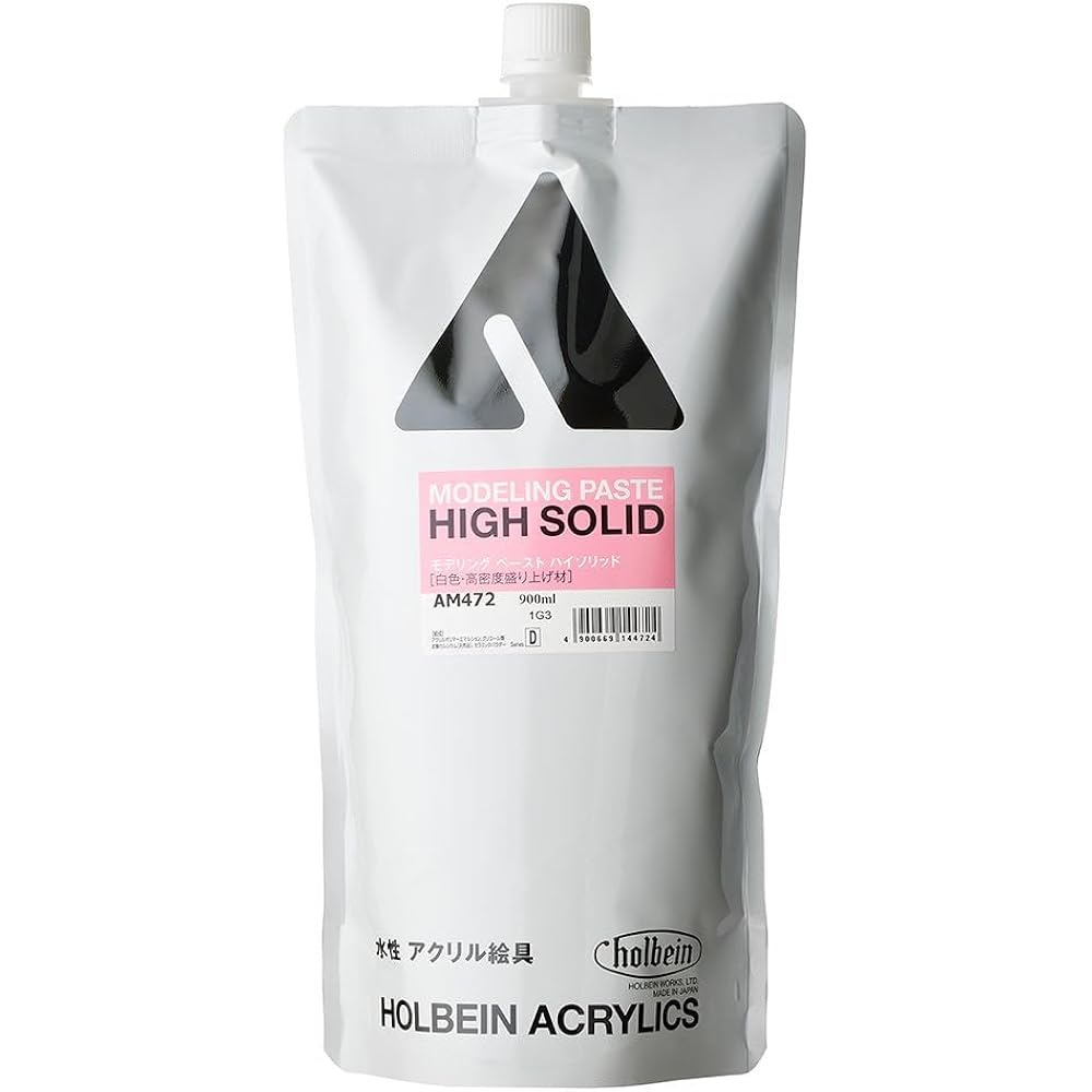 HOLBEIN ACRYLIC MEDIUM AM472 900ml MODELING PASTE HIGH SOLID〈WHITE HIGH DENSITY BOOSTING MATERIAL...