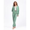 Women Knitted Tracksuit Turtleneck Sweater Casual Suit Autumn Winter 2 Piece Set Knit Pants Sporting Suit Femme Clothing