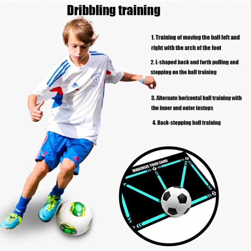 Premium Football Training Mat Skill Development Pad For Soccer Players 60x90cm