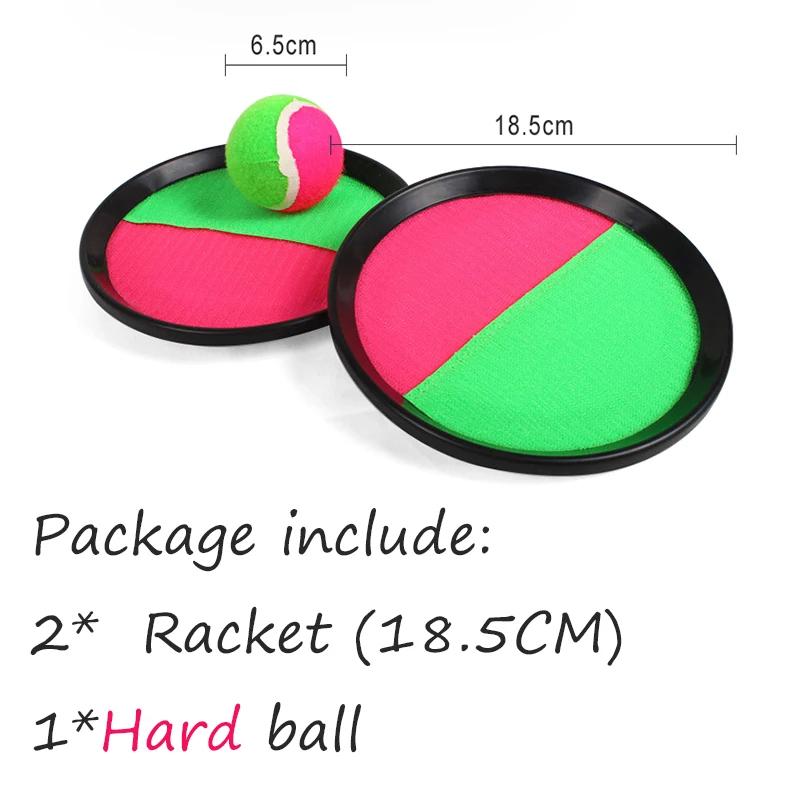 Children Sports Toys Toss & Catch Ball Sticky Balls Summer Outdoor Beach Toy Multiplayer Game Parent-child Interaction Gifts TMZ