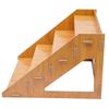 Bamboos 4 Layer Dessert Rack With Spacious Shelves For Home Bakery Party Decoration Cake Presentation Stand