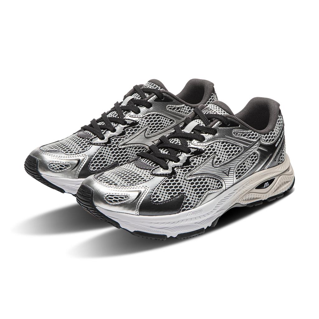 Mizuno Racer S Bequeme Niedrige Laufschuhe Unisex Tiefes Dunkelgrau D1GH253517