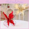 Elegant Fabric Butterfly Hanging Decor For Christmas Tree And Celebrations