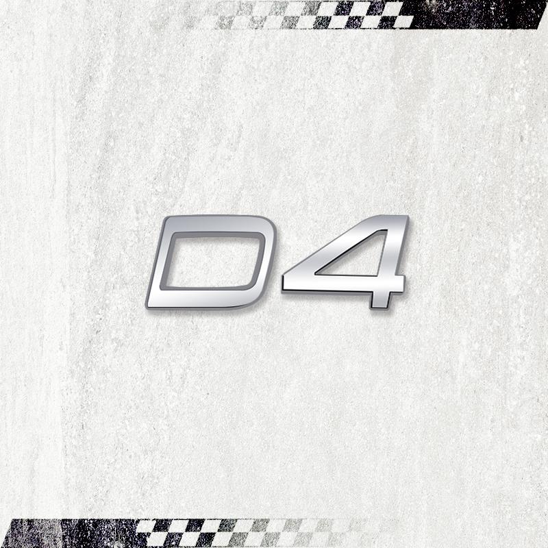 3D Car Sticker D5 D4 D6 D3 D2 Emblem Metal Rear Badge Decal For Volvo XC60 XC90 XC40 XC70 S80 S90 S60 V90 V60 V40 V70 B5 B4 AWD