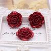 Push Pin Tacks, 30 Pcs Rose Shape Push Pin Steel Point Thumb Tacks Mark Office Accessories