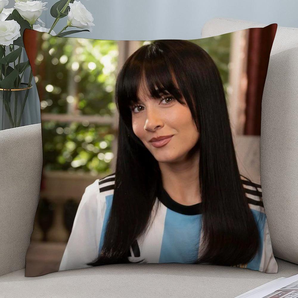 

Hot-Singer A-Aitana Ocana Pillow Case Short Plush Sofa Decorative Gift Home Double-sided Printing Cushion 12x12Inch