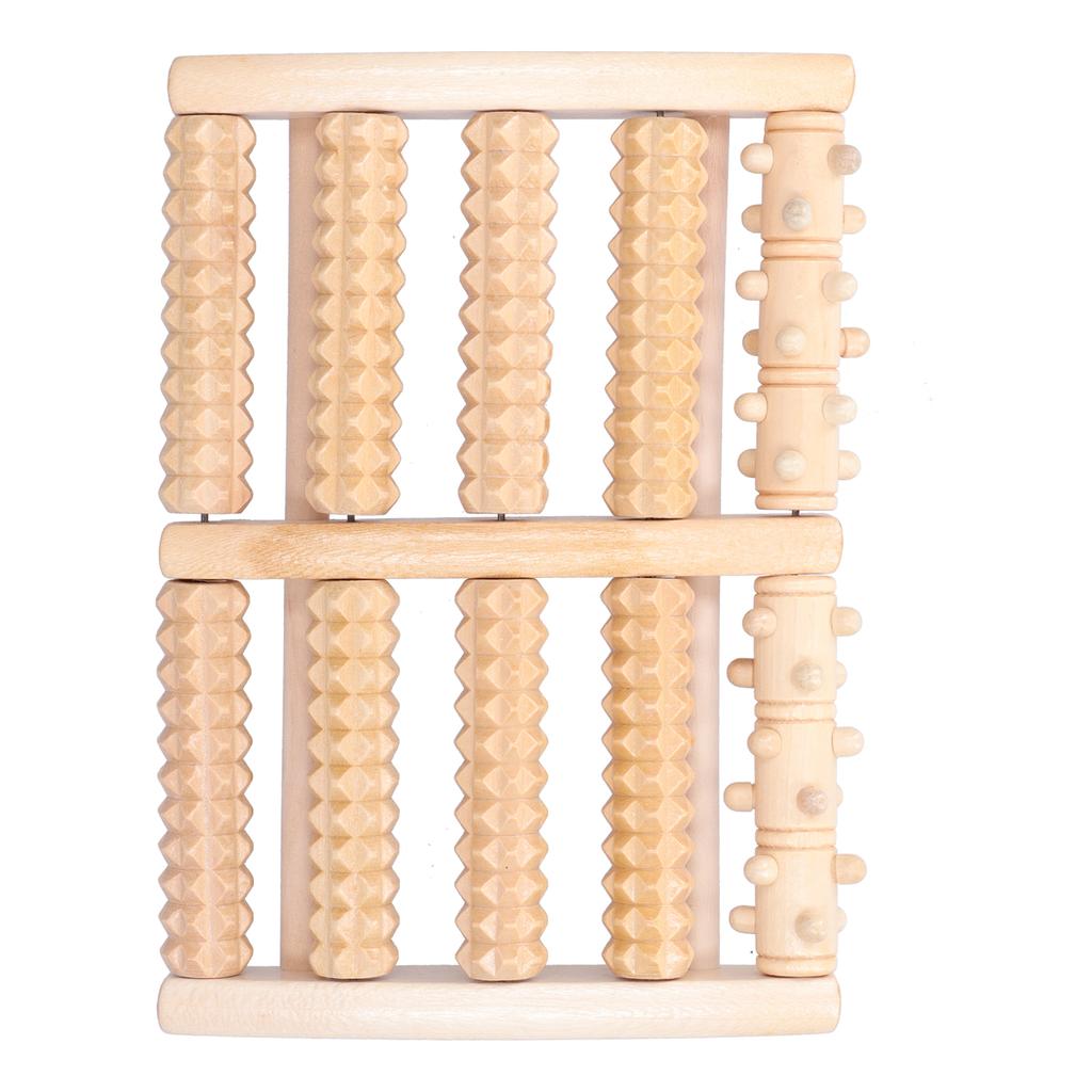 Bamboo Massager Soles Feet Relieve Fatigue Household Lightweight Wooden Durable Massager Roller
