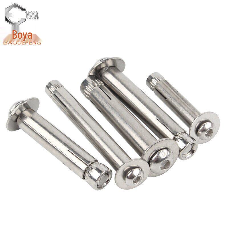 Stainless Steel 304 Hexagon Head M6/M8/M10 Expansion Bolt with Built-In Semicircular Head