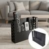 Black Color Remote Control Organizer Honeycomb Design Honeycomb Storage Box  Living Room