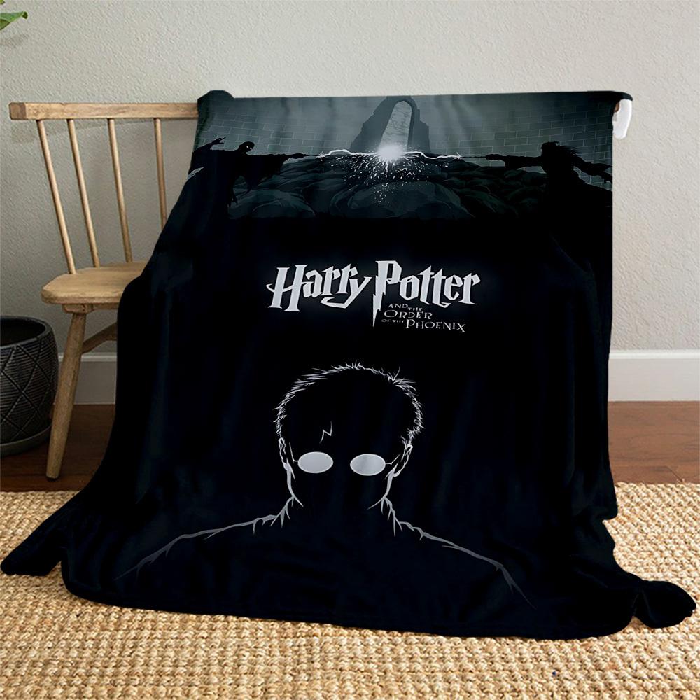 1 Stück Harry Potter Orden des Phönix Outdoor Flanell Überwurfdecke Ganzjahres Weiche Wärme, Heimdekoration 1031209