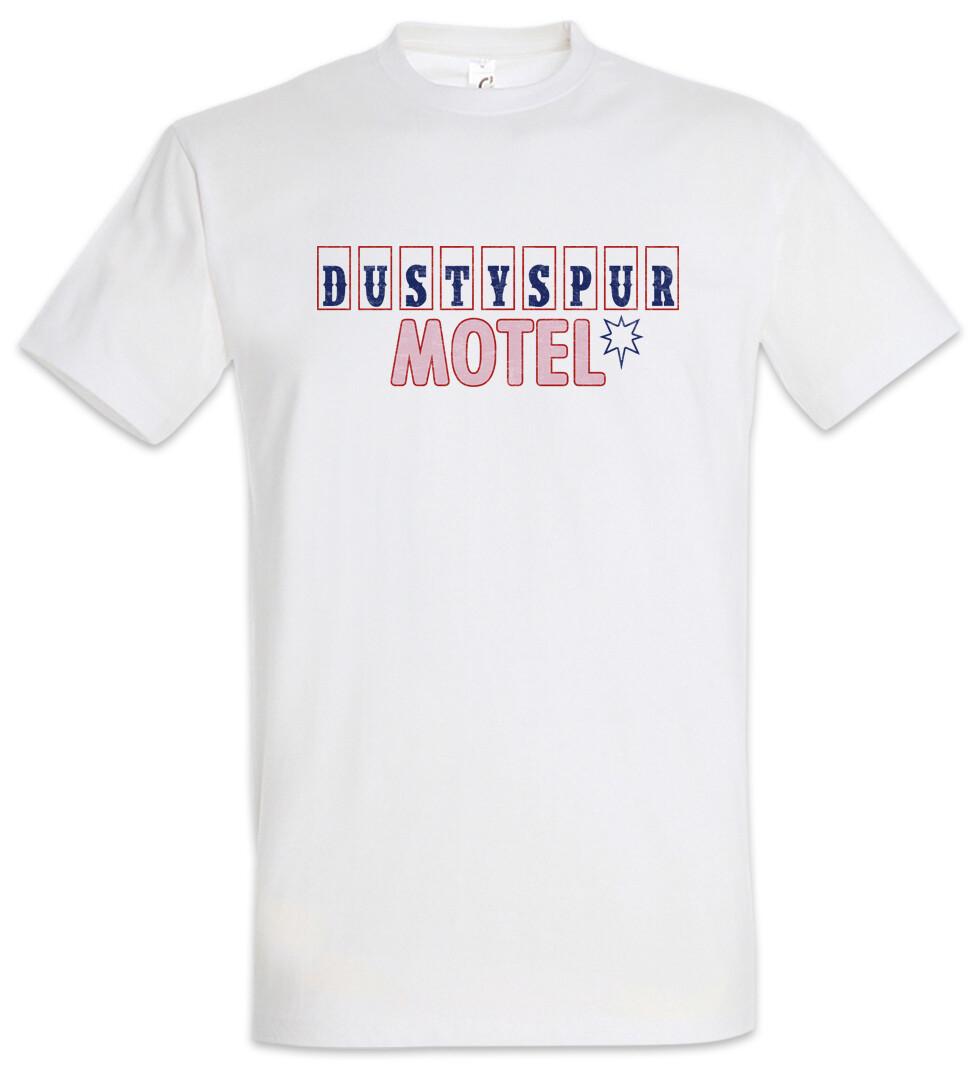 Dustyspur Motel T-Shirt Glow Symbol Movie Sign Logo Hotel Series Zoya Sylvia- S
