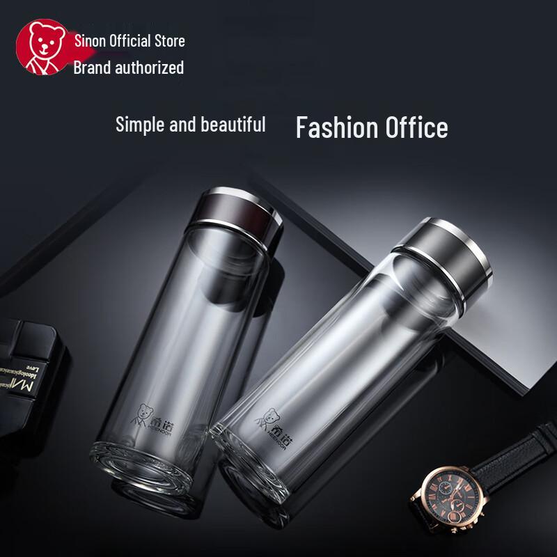 Heenoor Single-Layer Glass Water Bottle