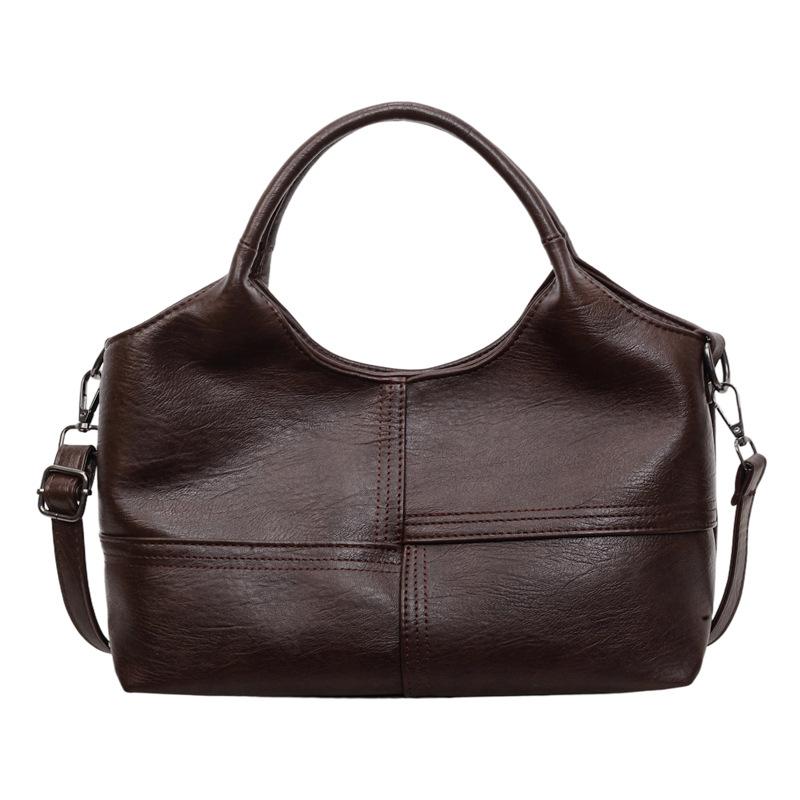 Texture Soft Leather Handbag, High-end Feel, Light Luxury Women's Bag, Large Capacity Commuting Shoulder Crossbody Bag, Women's Bag