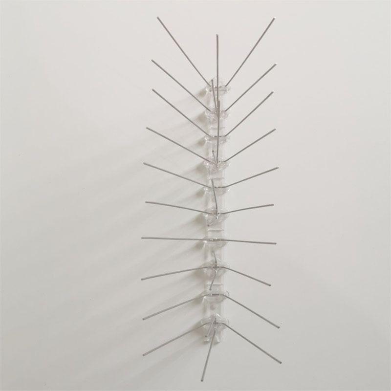2 Sets Stainless Steel Bird Spikes Anti for Pigeon Tool Fence Garden Supplies