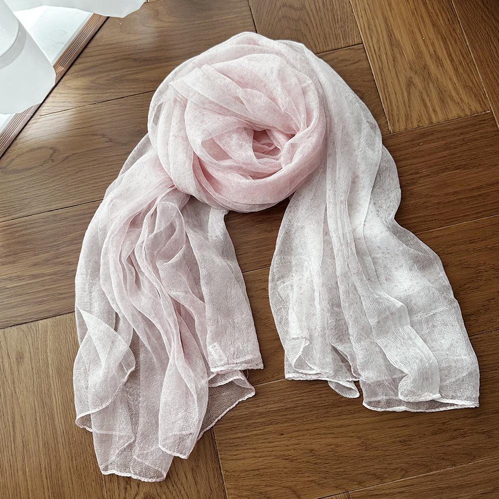 Mother's Day silk scarf silk high-end scarf new summer sunscreen silk scarf women's Korean atmosphere shawl