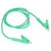 Crocodile Clip Test  Dual Ended 10mm Opening Testing Cable Wire for Battery VehicleGreen